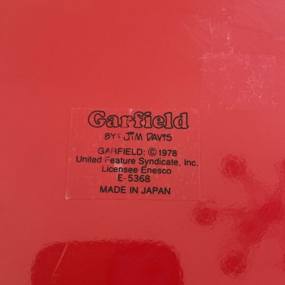 Vintage 1978 Christmas Garfield Jim Davis Bah Humbug Ice Bucket Container CLEAN - Picture 6 of 13